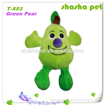 Factory wholesale dog plush toy pet plush toy high-quality Green Pear toy in pet product